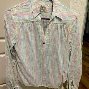 Holding horses brand button anytime blouse.